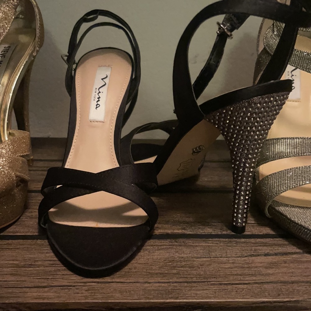 Nina Rhinestone heels